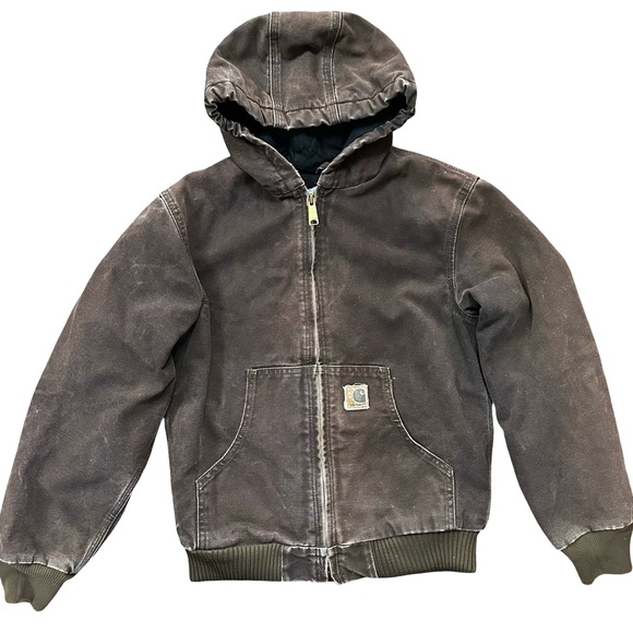 Carhartt Other - Carhartt Kids Brown Hooded Jacket